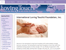 Tablet Screenshot of lovingtouch.com